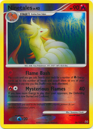 Ninetales - 36/127 - Rare - Reverse Holo available at 401 Games Canada