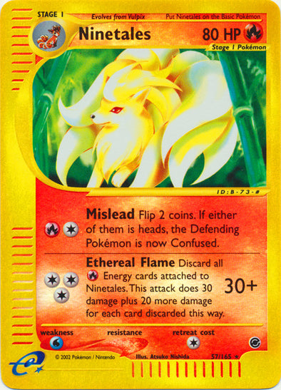 Ninetales - 57/165 - Rare - Reverse Holo available at 401 Games Canada