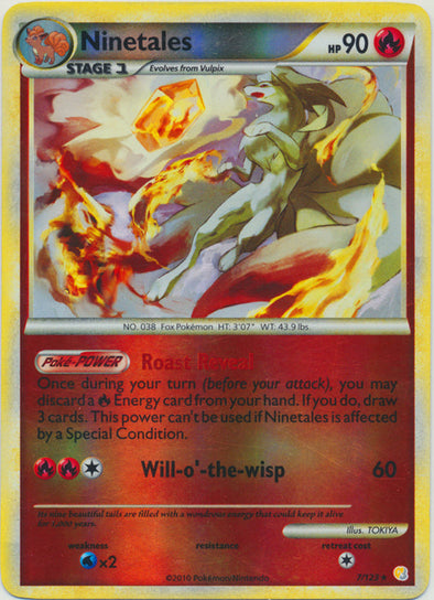 Ninetales - 7/123 - Holo Rare - Reverse Holo available at 401 Games Canada