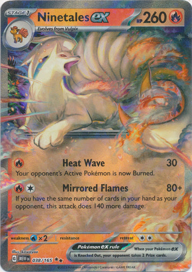 401 Games Canada - Ninetales ex - 038/165 - Double Rare 401 Games Canada - Ninetales ex - 038/165 - Double Rare