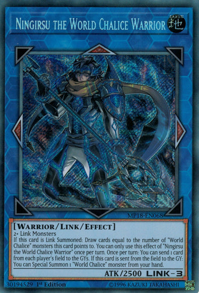 Ningirsu the World Chalice Warrior - MP18-EN068 - Secret Rare - 1st Edition available at 401 Games Canada