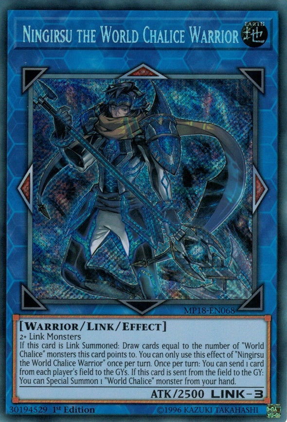 Ningirsu the World Chalice Warrior - MP18-EN068 - Secret Rare - 1st Edition available at 401 Games Canada