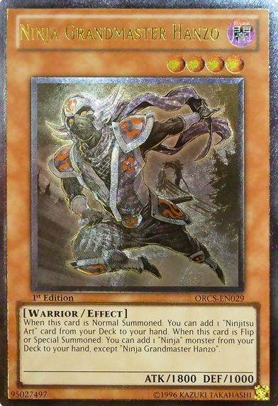 Ninja Grandmaster Hanzo - ORCS-EN029 - Ultimate Rare - 1st Edition available at 401 Games Canada