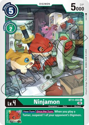 Ninjamon - BT11-050 - Common available at 401 Games Canada