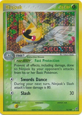 Ninjask - 13/107 - Holo Rare - Reverse Holo available at 401 Games Canada