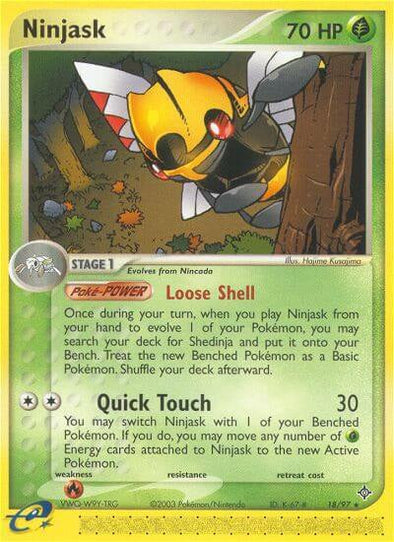 Ninjask - 18/97 - Rare available at 401 Games Canada