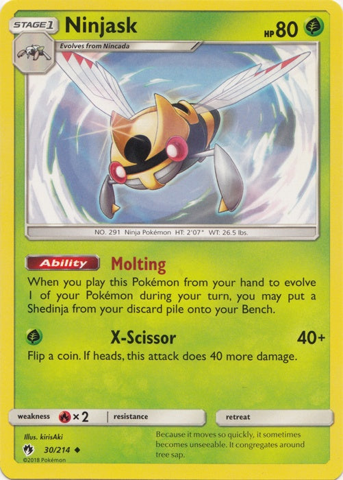 Ninjask - 30/214 - Uncommon available at 401 Games Canada