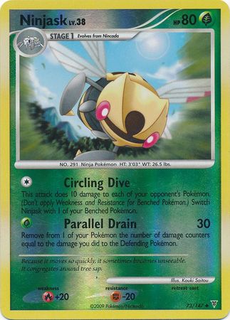 Ninjask - 73/147 - Uncommon - Reverse Holo available at 401 Games Canada