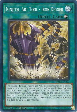 Ninjitsu Art Tool - Iron Digger - DABL-EN062 - Common - 1st Edition available at 401 Games Canada