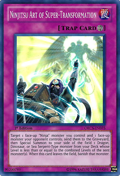 Ninjitsu Art of Super-Transformation - ORCS-EN075 - Super Rare - 1st Edition available at 401 Games Canada