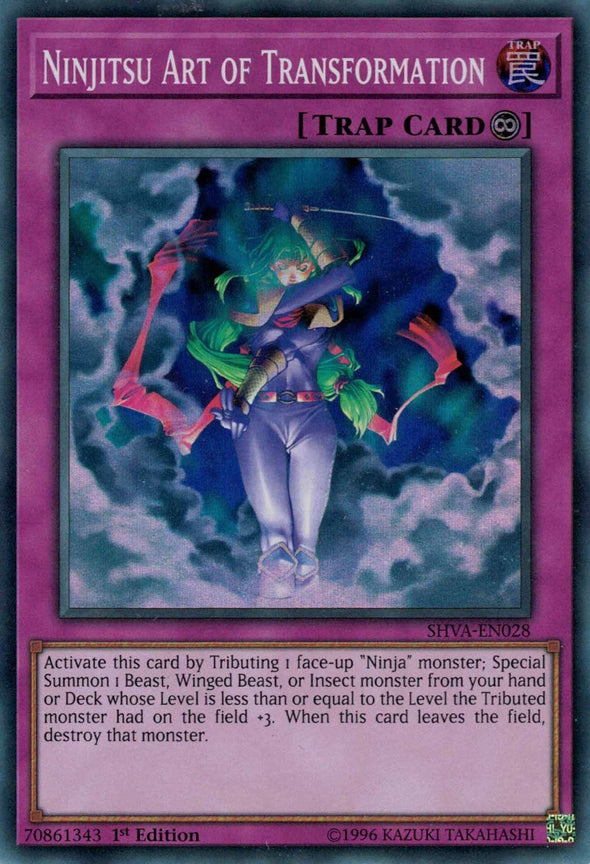 Ninjitsu Art of Transformation - SHVA-EN028 - Super Rare - 1st Edition available at 401 Games Canada