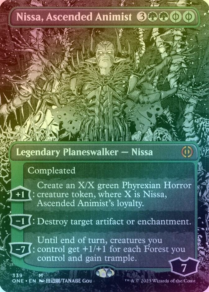 401 Games Canada - Nissa, Ascended Animist - Borderless Manga (Foil) (ONE) 401 Games Canada - Nissa, Ascended Animist - Borderless Manga (Foil) (ONE)