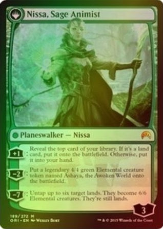 401 Games Canada - Nissa, Vastwood Seer // Nissa, Sage Animist (Foil) (ORI) 401 Games Canada - Nissa, Vastwood Seer // Nissa, Sage Animist (Foil) (ORI)