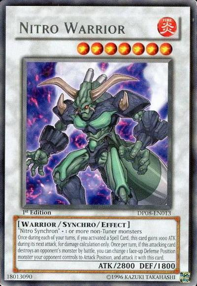 Nitro Warrior - DP08-EN013 - Rare - 1st Edition available at 401 Games Canada