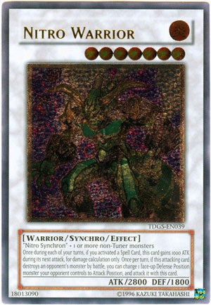 Nitro Warrior - TDGS-EN039 - Ultimate Rare - Unlimited available at 401 Games Canada