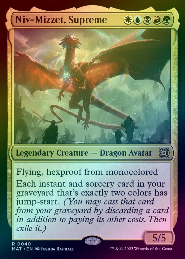 niv mizzet card sleeves Guilds of Ravnica: "Niv-Mizzet, Parun" Sleeves Guilds of Ravnica | Magic