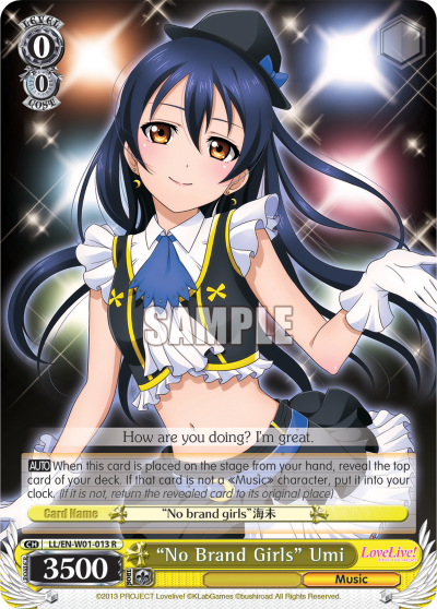 "No Brand Girls" Umi - LL/EN-W01-013 - Rare available at 401 Games Canada