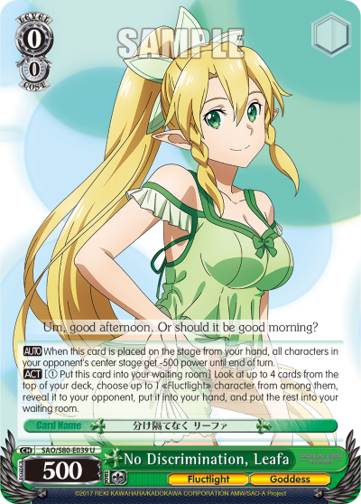 No Discrimination, Leafa (U) available at 401 Games Canada