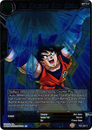 No Escape Son Goku - TB3-065 - Common (FOIL) available at 401 Games Canada