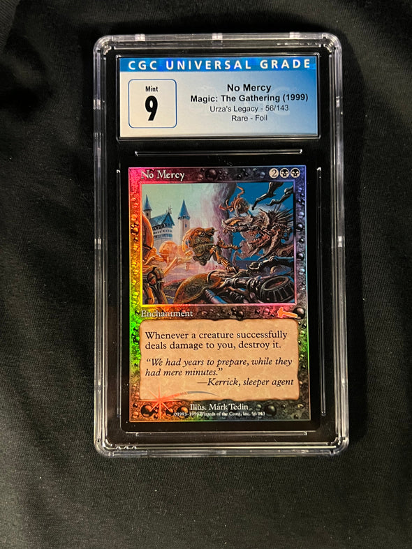 401 Games Canada - No Mercy (Foil) - Urza's Legacy - CGC Graded 9 401 Games Canada - No Mercy (Foil) - Urza's Legacy - CGC Graded 9
