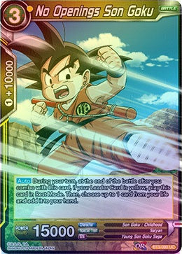 No Openings Son Goku - BT3-090 - Uncommon (Foil) available at 401 Games Canada