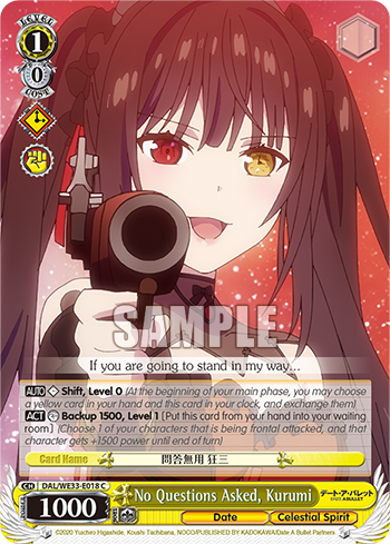 No Questions Asked, Kurumi - DAL/WE33-E018 - Common (Foil) available at 401 Games Canada