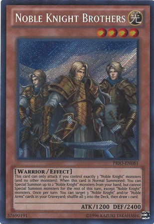 Noble Knight Brothers - PRIO-EN081 - Secret Rare - Unlimited available at 401 Games Canada