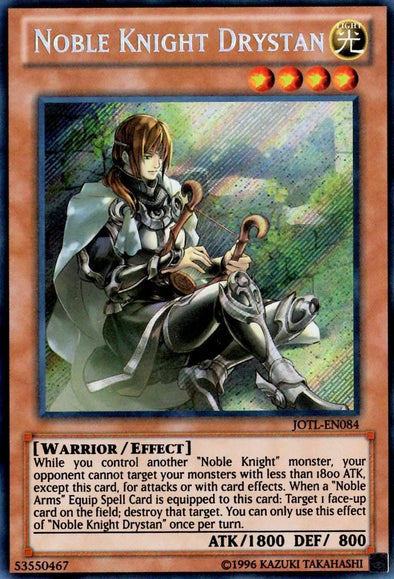 Noble Knight Drystan - JOTL-EN084 - Secret Rare - Unlimited available at 401 Games Canada