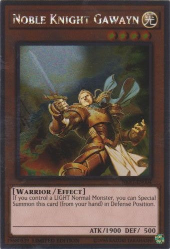 Noble Knight Gawayn - NKRT-EN004 - Platinum Rare - 1st Edition available at 401 Games Canada