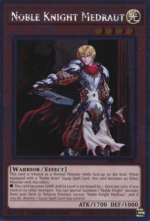 Noble Knight Medraut - NKRT-EN006 - Platinum Rare - 1st Edition available at 401 Games Canada