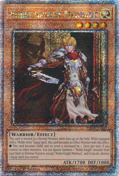 Noble Knight Medraut - RA04-EN205 - Quarter Century Secret Rare - 1st Edition