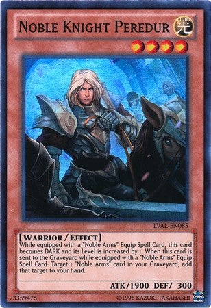 Noble Knight Peredur - LVAL-EN085 - Super Rare - Unlimited available at 401 Games Canada