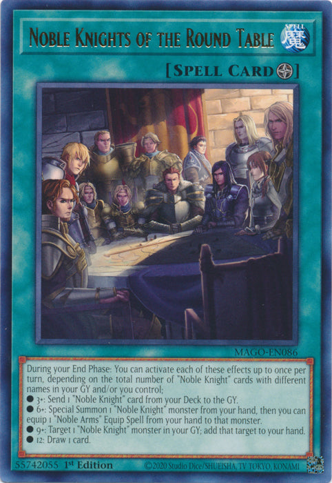 Noble Knights of the Round Table - MAGO-EN086 - Rare - 1st Edition available at 401 Games Canada