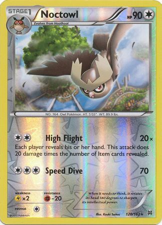 Noctowl - 120/162 - Rare - Reverse Holo available at 401 Games Canada