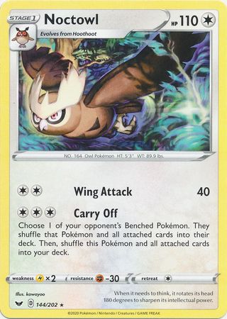 Noctowl - 144/202 - Rare available at 401 Games Canada