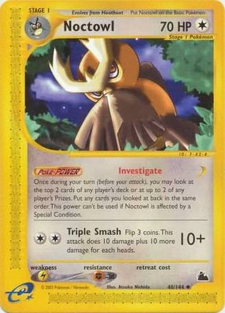 Noctowl - 40/144 - Uncommon available at 401 Games Canada