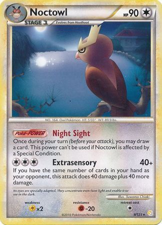 Noctowl - 8/123 - Rare - Theme Deck Exclusive available at 401 Games Canada