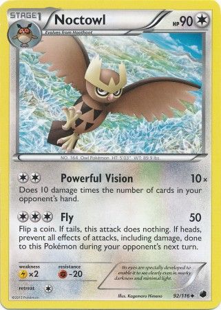 Noctowl - 92/116 - Uncommon available at 401 Games Canada