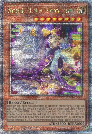 Noh-P.U.N.K. Foxy Tune - BLMR-EN063 - Quarter Century Secret Rare - 1st Edition available at 401 Games Canada