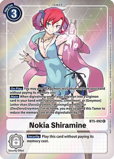 Nokia Shiramine (Box Topper) - BT5-092 - Rare available at 401 Games Canada