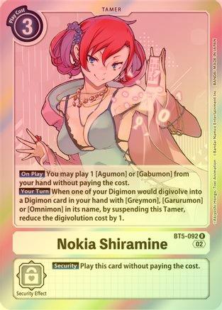 Nokia Shiramine (Resurgence Booster Reprint) - BT5-092 - Rare (Foil) available at 401 Games Canada