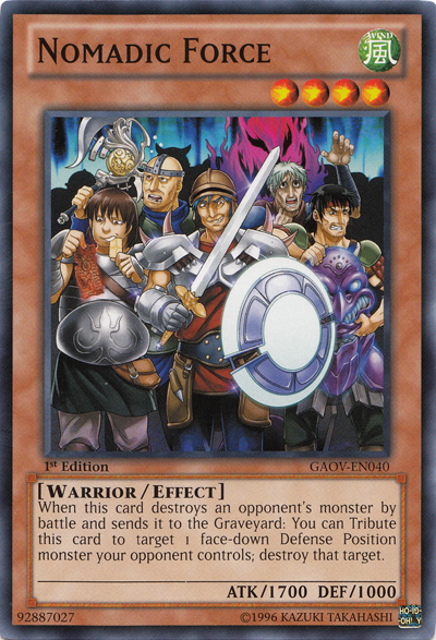 Nomadic Force - GAOV-EN040 - Common - 1st Edition available at 401 Games Canada
