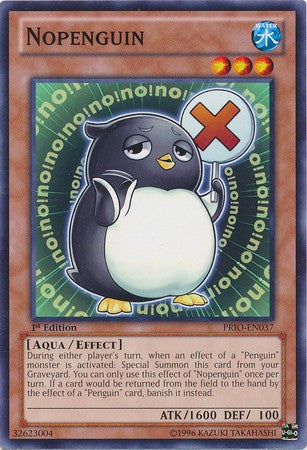 Nopenguin - PRIO-EN037 - Common - 1st Edition available at 401 Games Canada