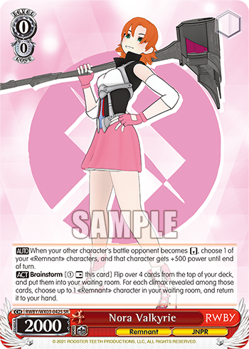 Nora Valkyrie - RWBY/WX03-E042S - Super Rare available at 401 Games Canada