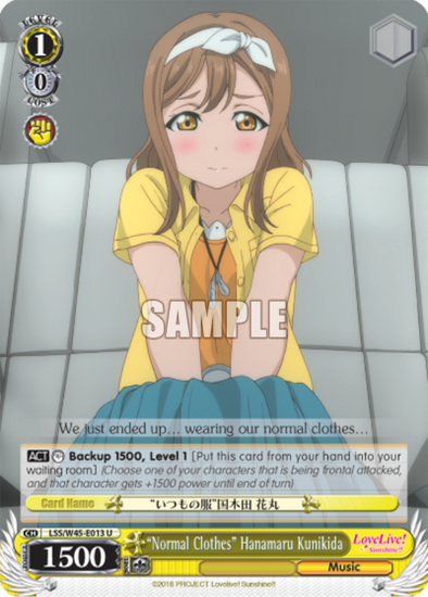 "Normal Outfit" Hanamaru Kunikida - LSS/W45-E013 - Uncommon available at 401 Games Canada