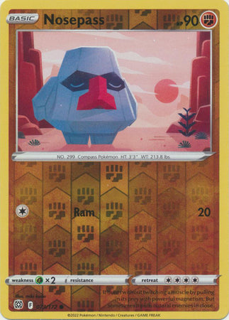 Nosepass - 073/172 - Common - Reverse Holo available at 401 Games Canada