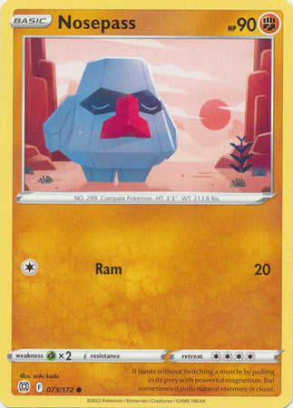 Nosepass - 073/172 - Common available at 401 Games Canada