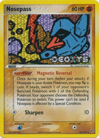 Nosepass - 42/107 - Uncommon - Reverse Holo available at 401 Games Canada