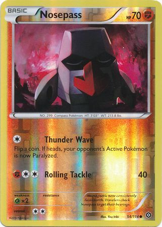 Nosepass - 54/114 - Common - Reverse Holo available at 401 Games Canada