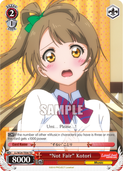 "Not Fair" Kotori - LL/W24-TE06 - Trial Deck available at 401 Games Canada